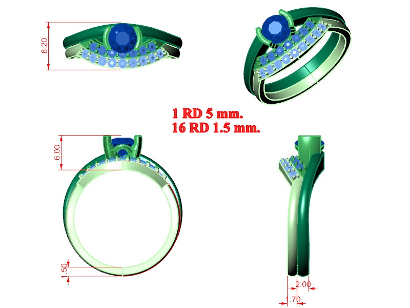 טבעות אירוסין מיוחדות
