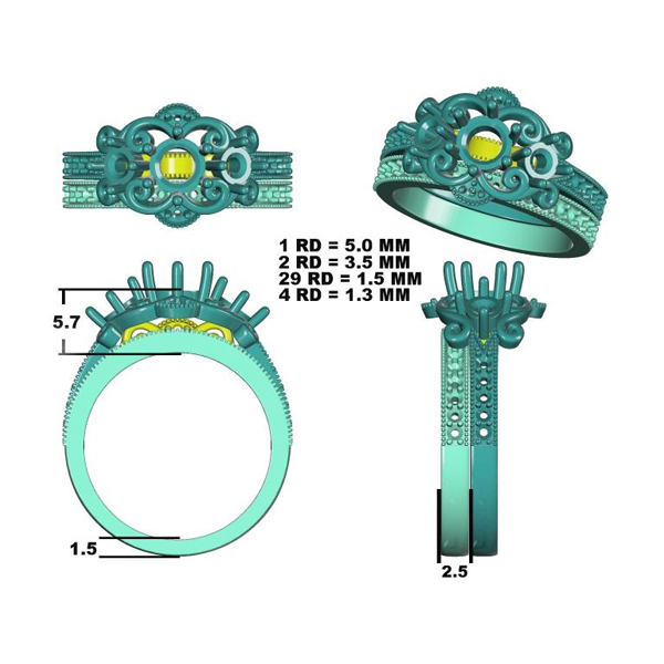 טבעות אירוסין מיוחדות