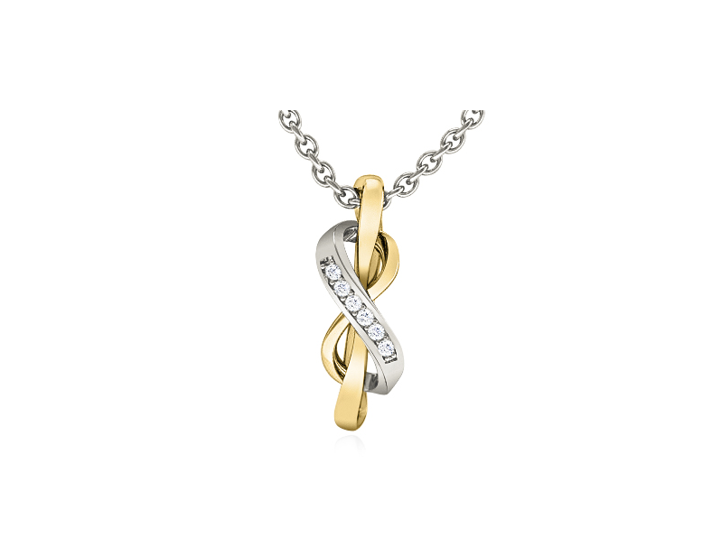 תליון יהלומים בעיצוב האן סוף שרשרת יהלום / תליון יהלומים מהיצרן ללקוח הפרטי במחי