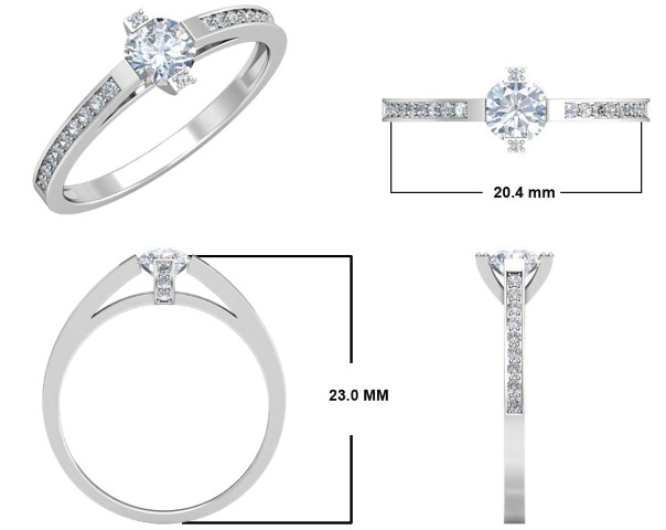 טבעת אירוסין יהלום 