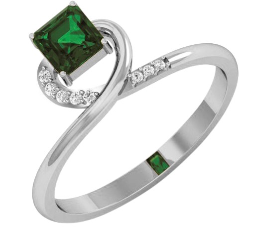 טבעת אבן חן לאישה