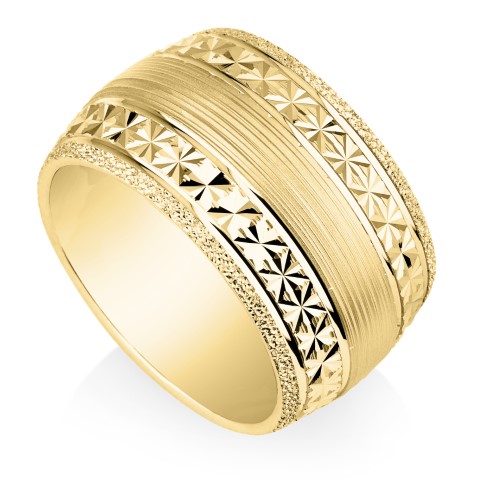 טבעת זהב לבן