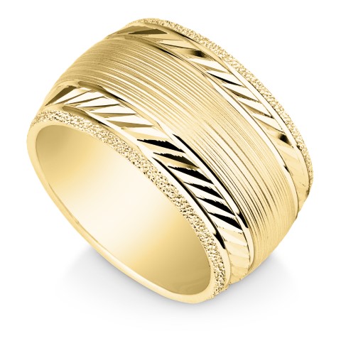 טבעת זהב לבן