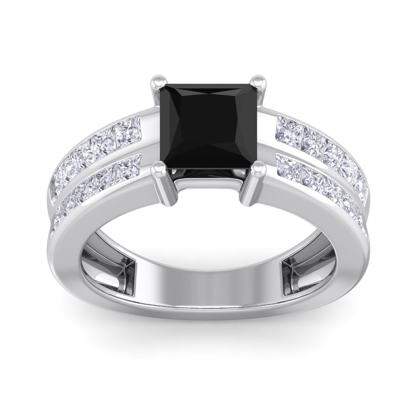 טבעת יהלומים לגבר