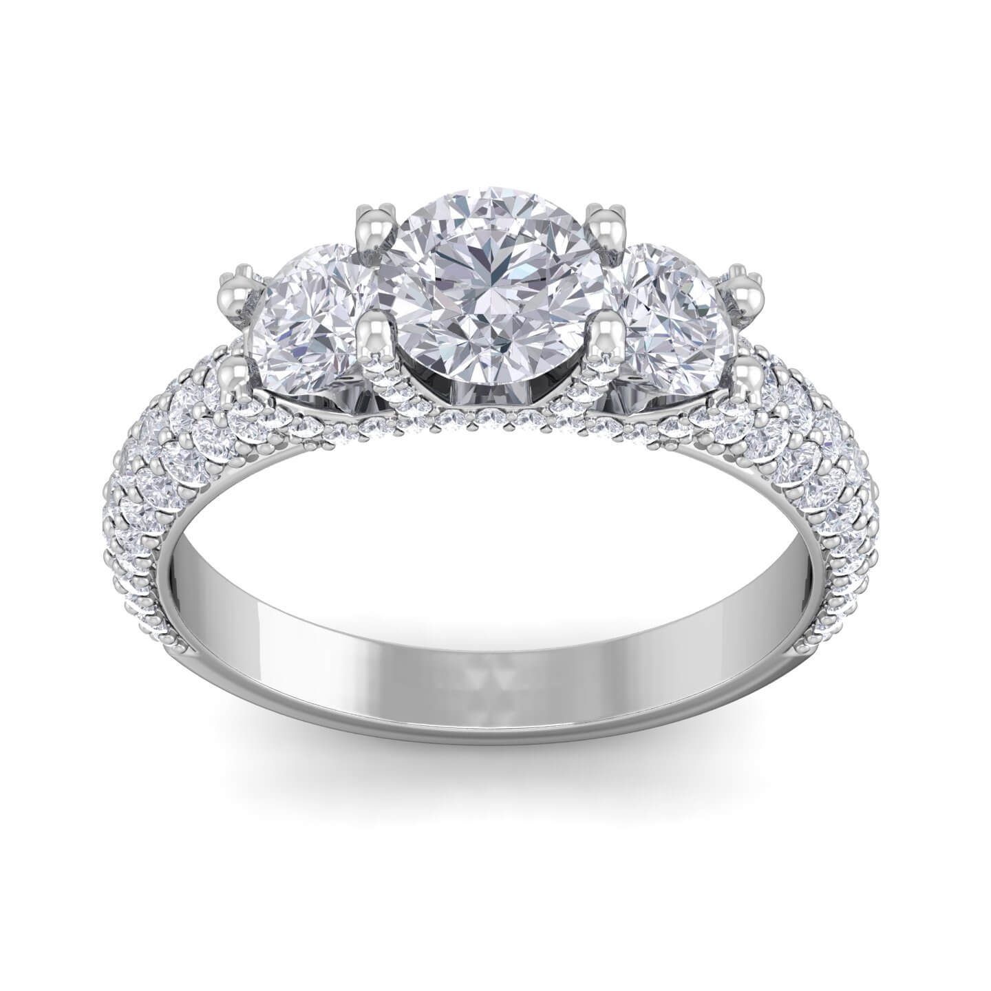 טבעת טריפל לאישה