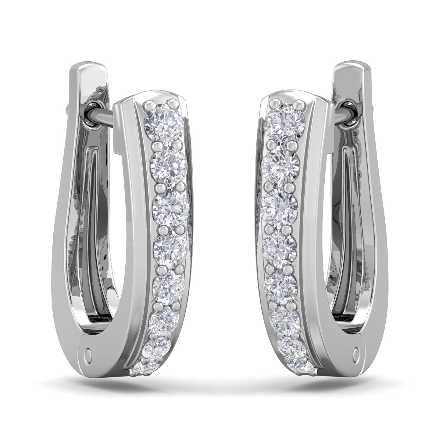 עגילי יהלומים לאישה