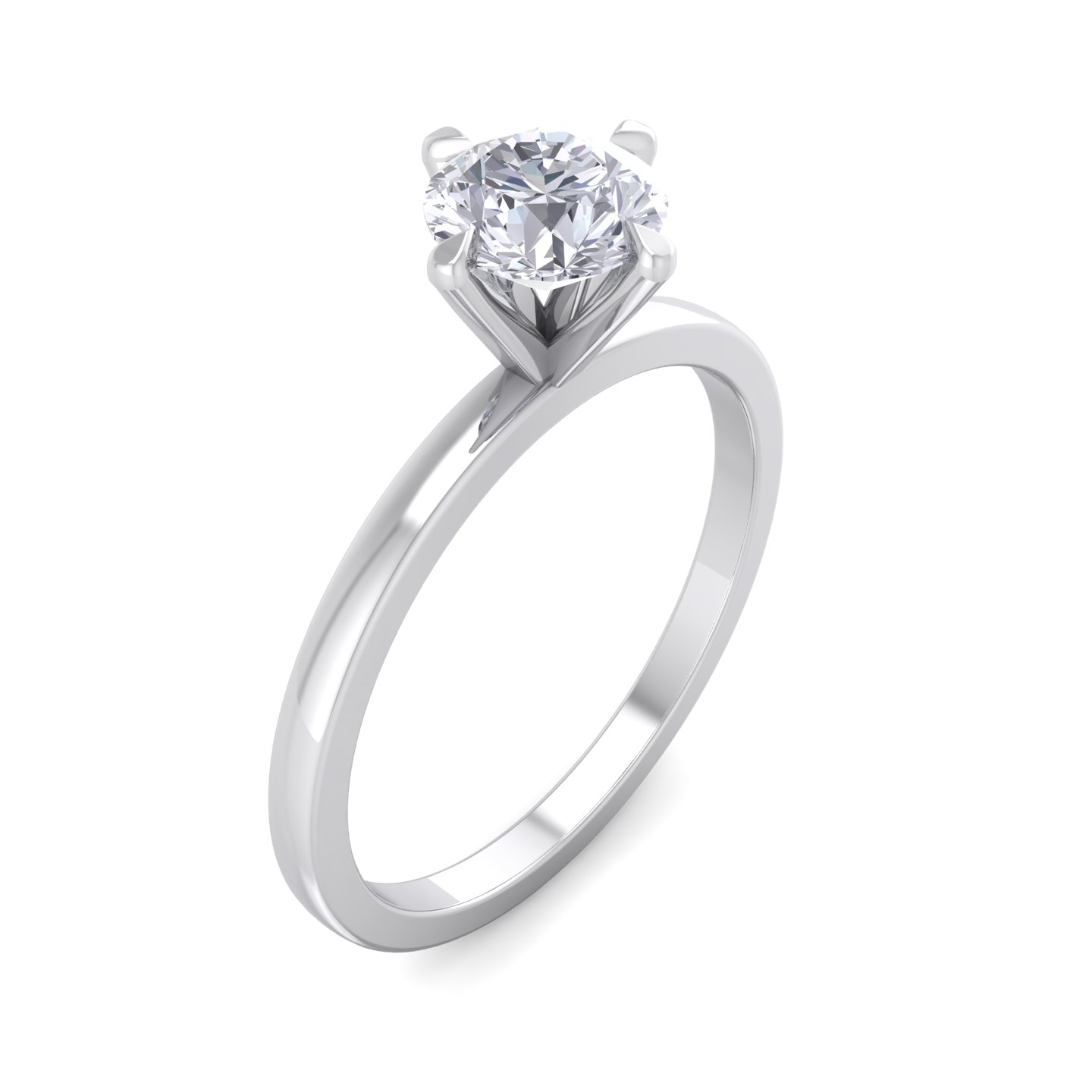 טבעת בעיצוב סוליטר  