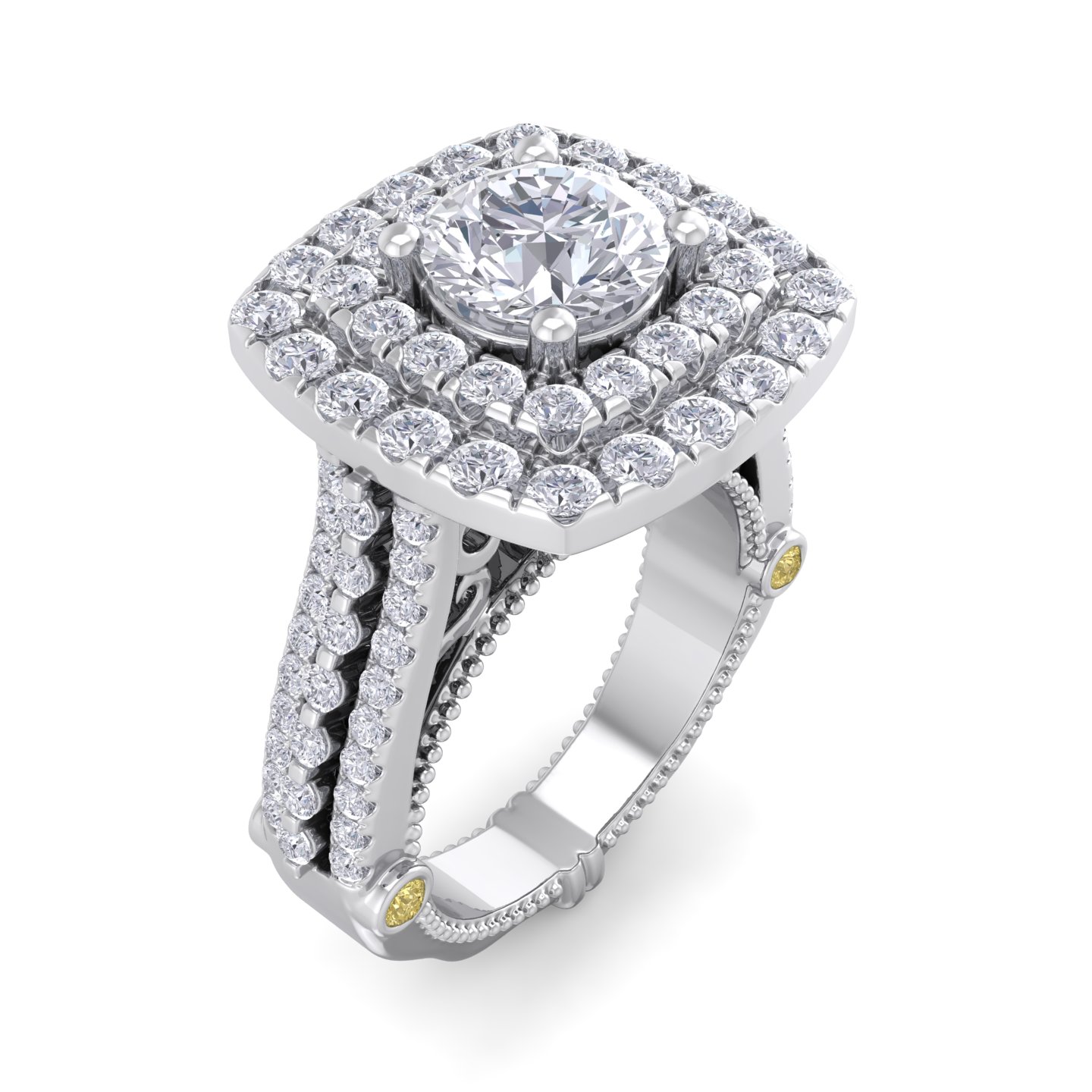 טבעת הולו בעיצוב וינטג'