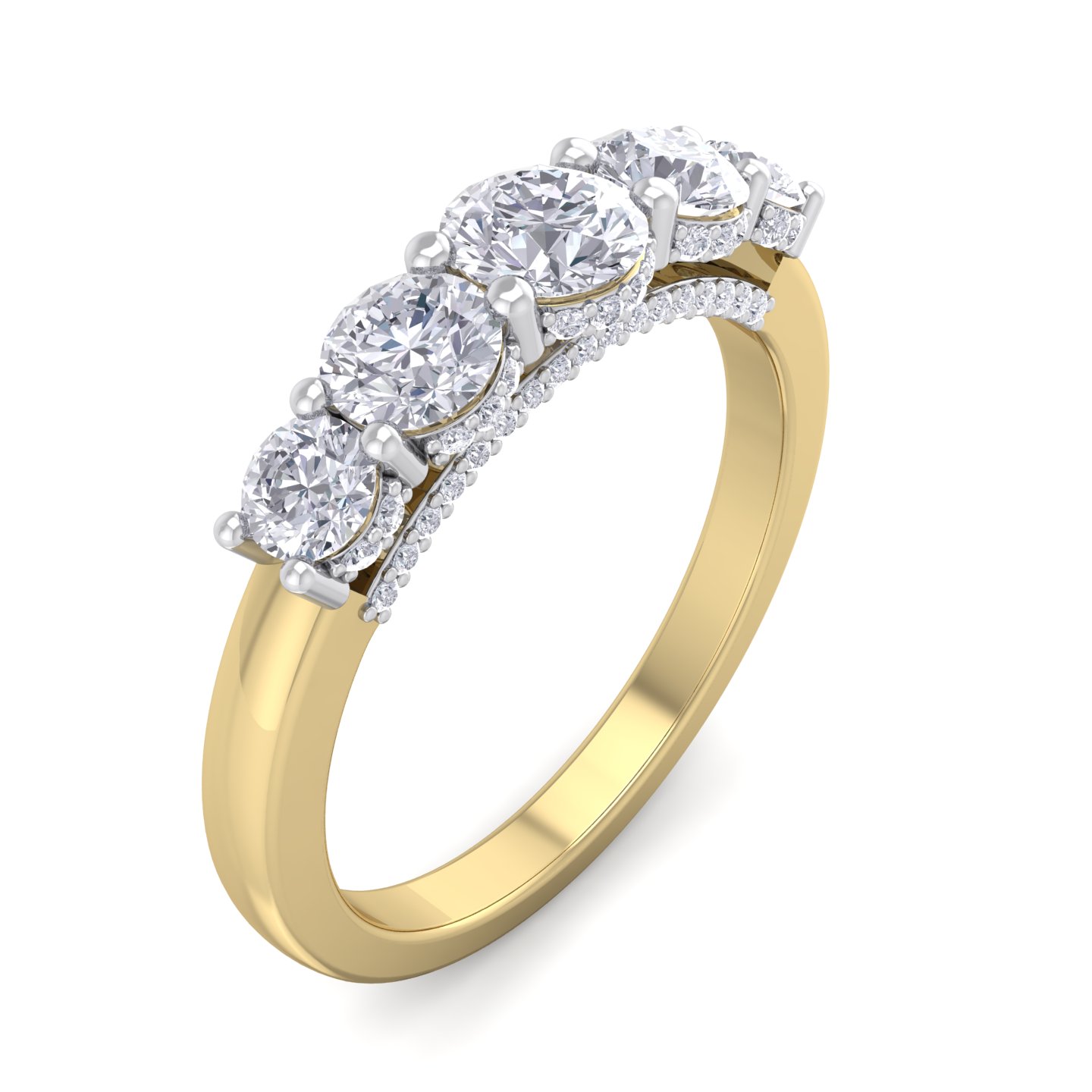 טבעת מרשימה בעיצוב עדין לאישה