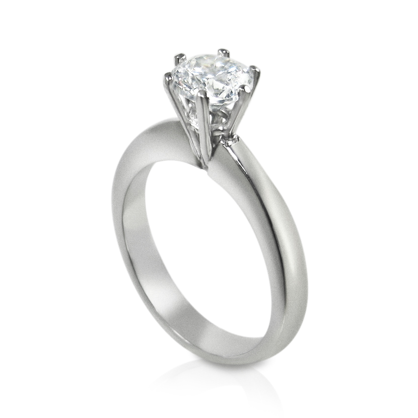 טבעת אירוסין קלסית