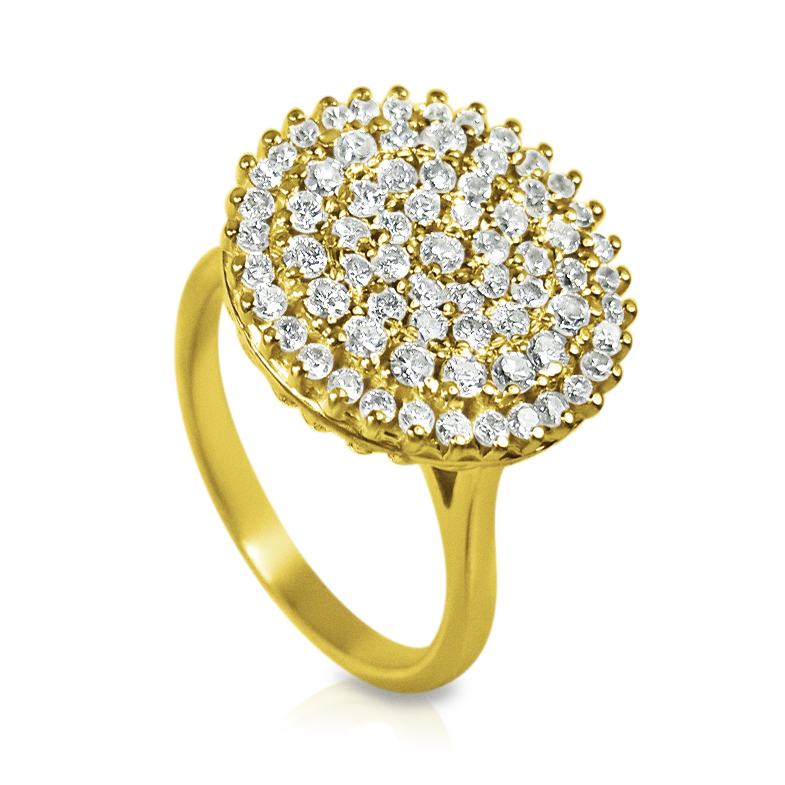 טבעות אירוסין משובצות