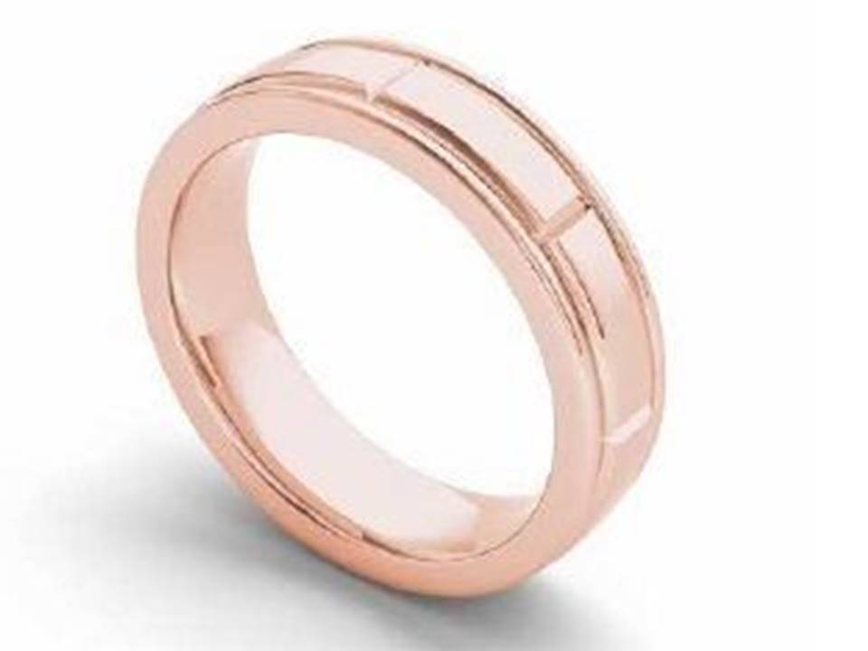 טבעת זהב אדום ויהלומים 