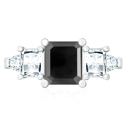 תכשיטים לאישה עם יהלומים שחורים