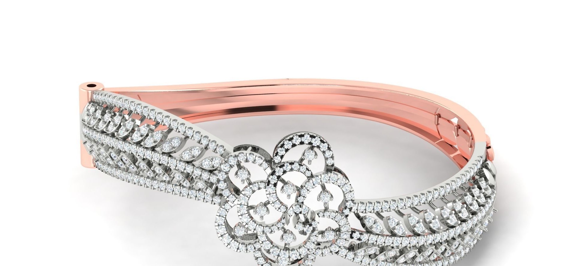 צמידי יהלומים קשיחים לאישה