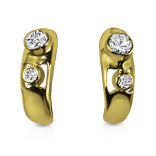 עגילי יהלומים