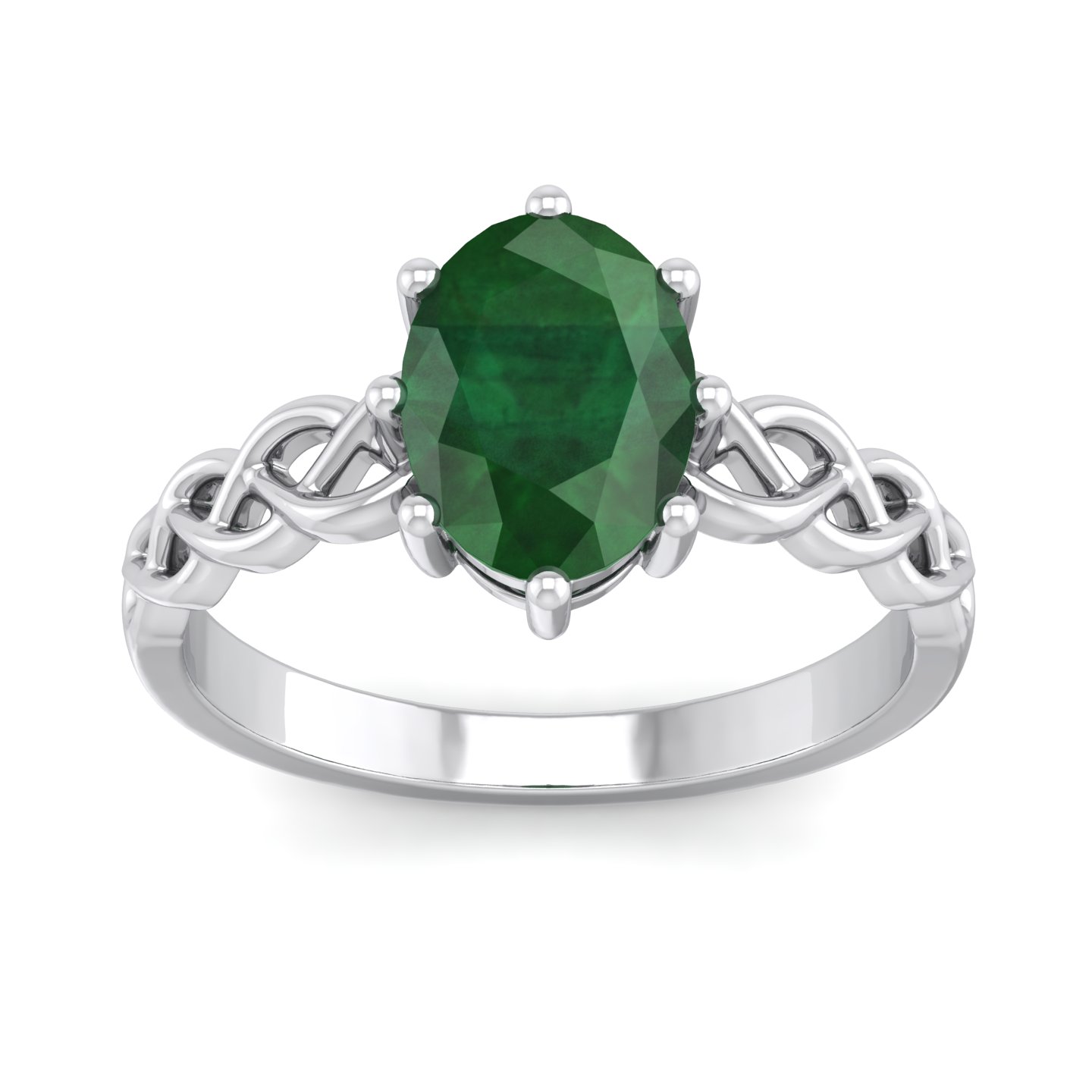 טבעת אמרלד לאישה