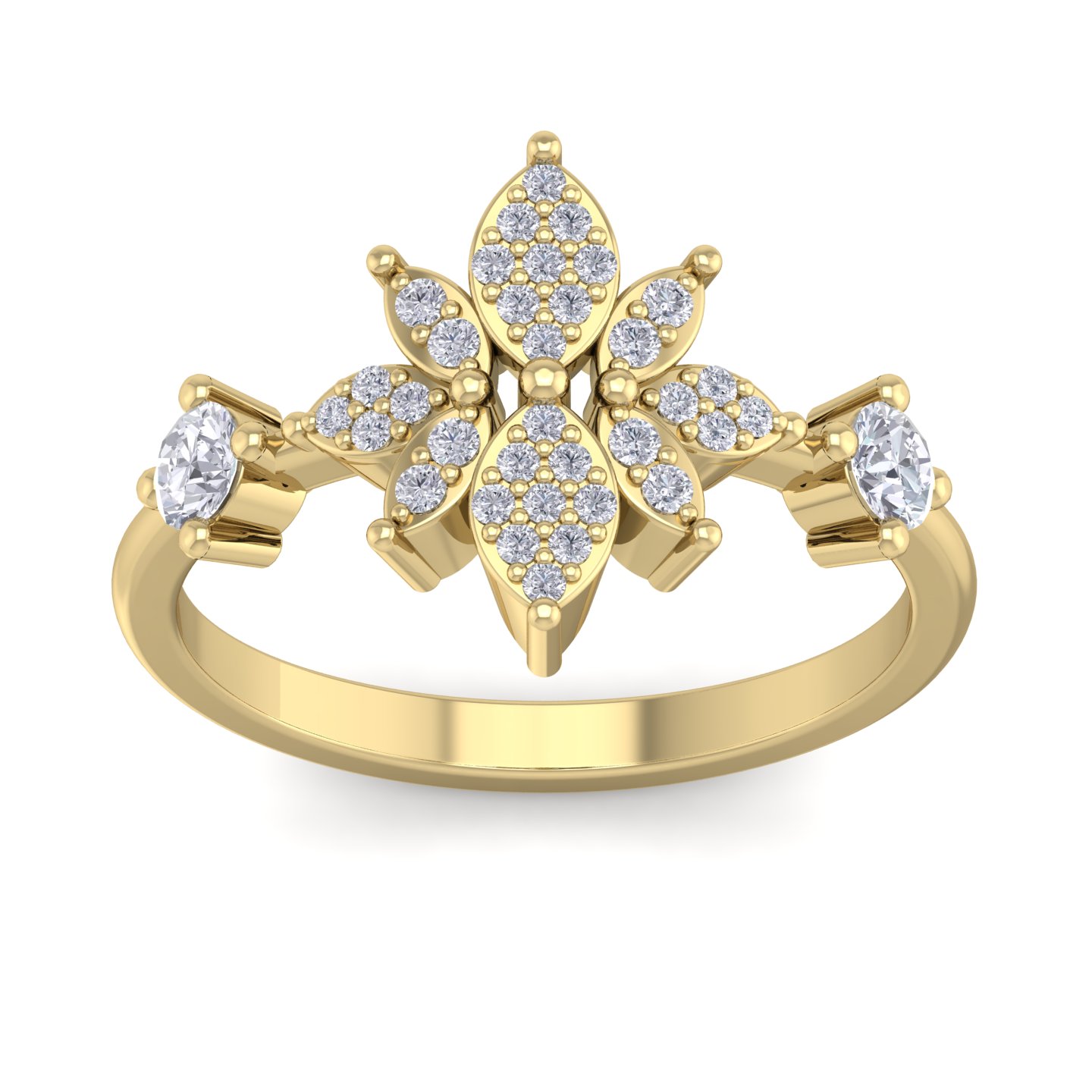 טבעת יהלומים לאישה