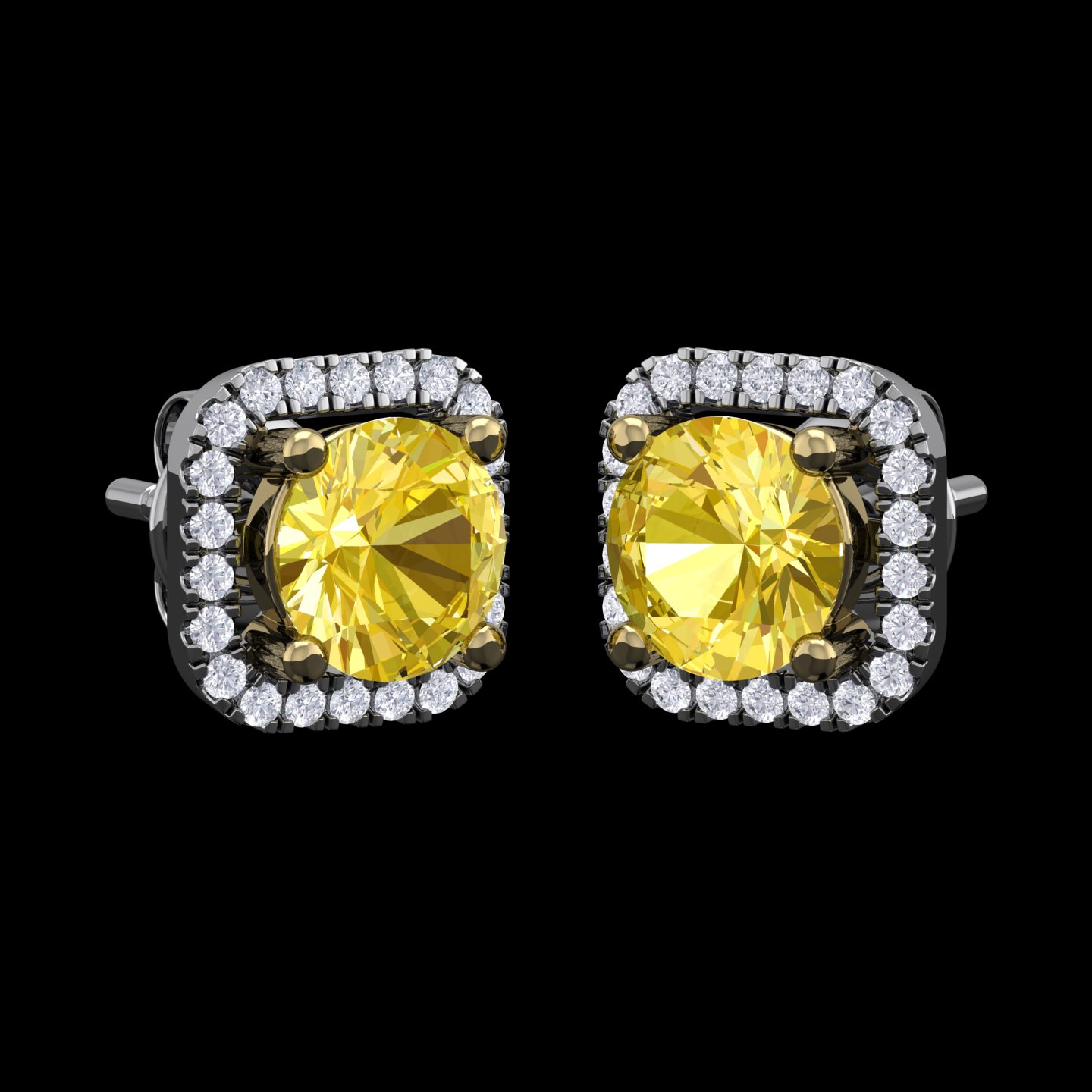 עגילי אבני חן לאישה