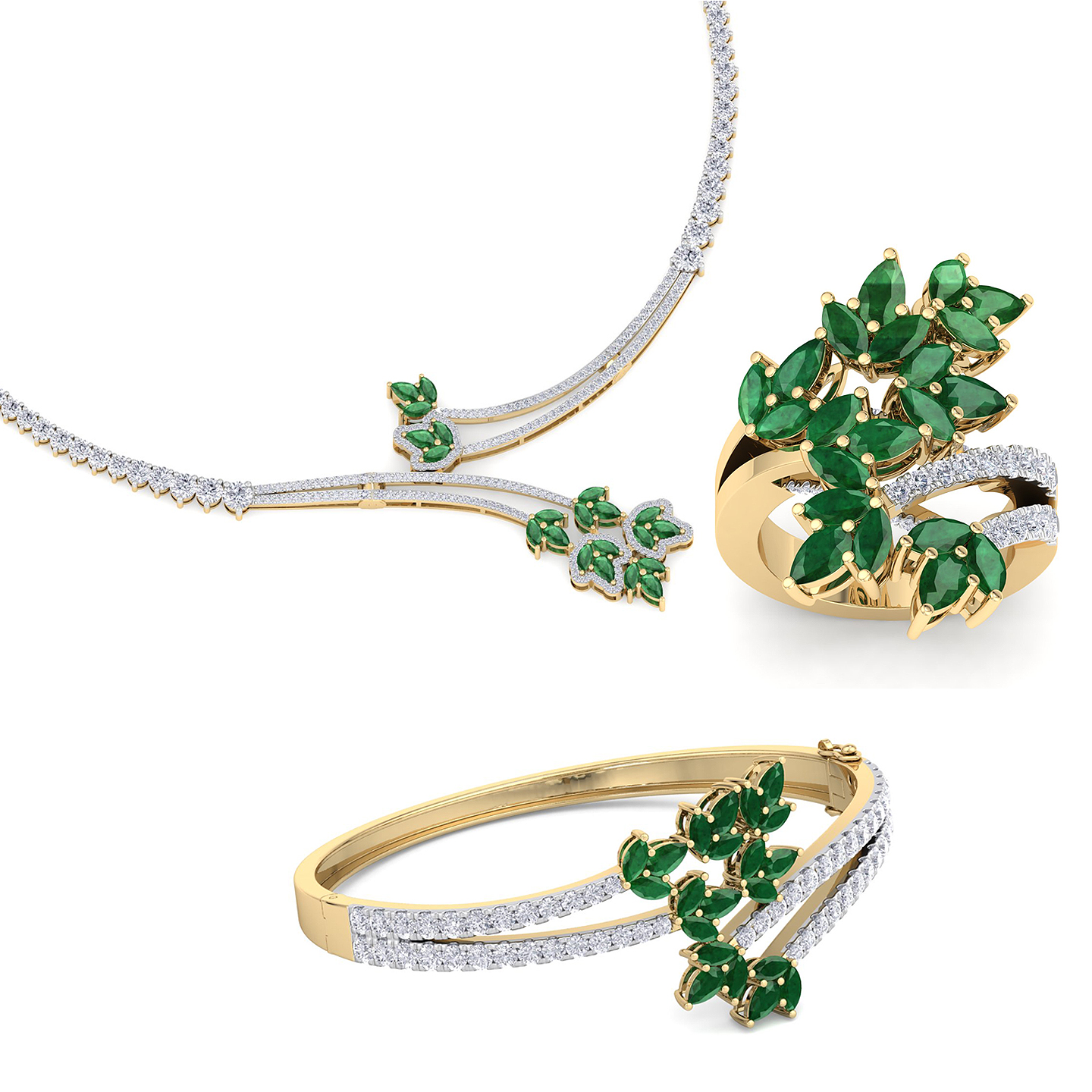 סט תכשיטים זהב