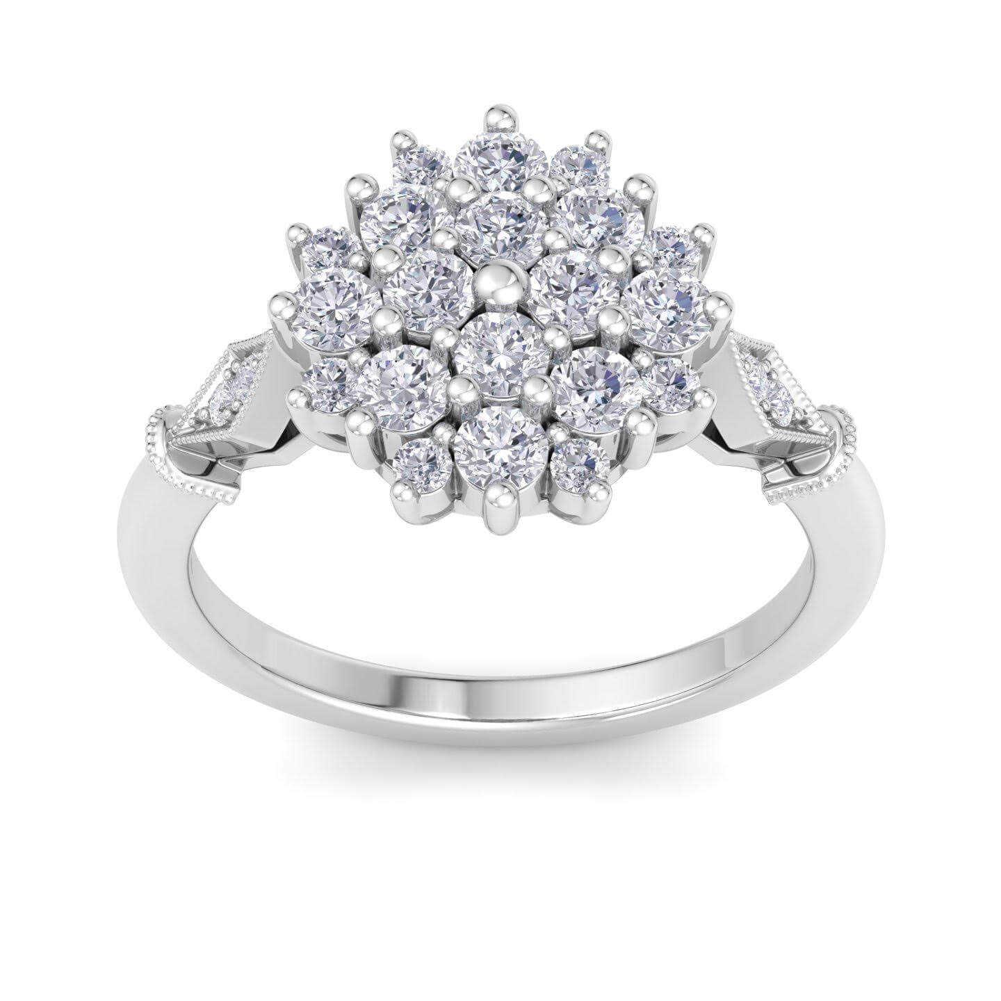 טבעת בצורת פרח