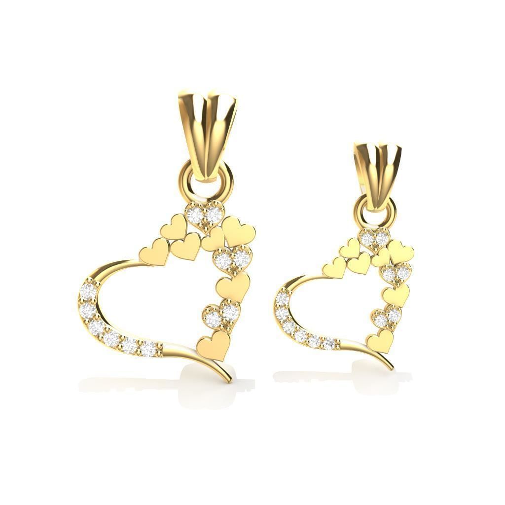 תליון זהב מודרני