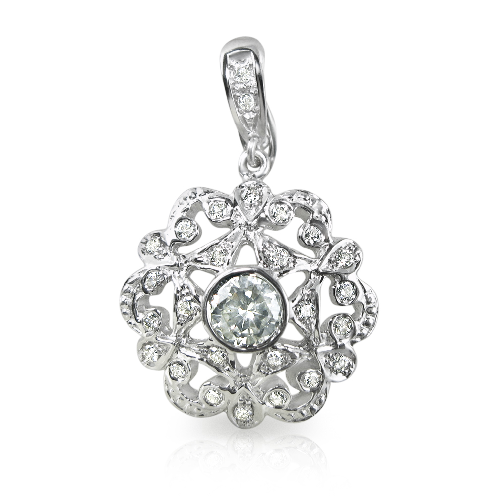 תליון יהלומים יוקרתי