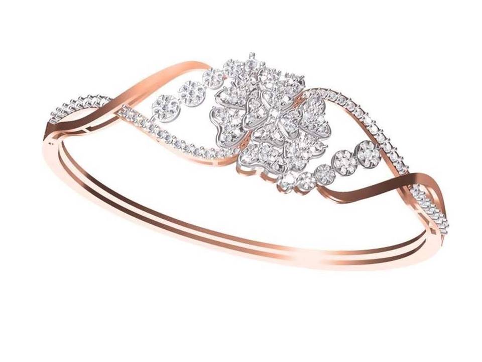 צמיד יהלומים מרשים לאישה