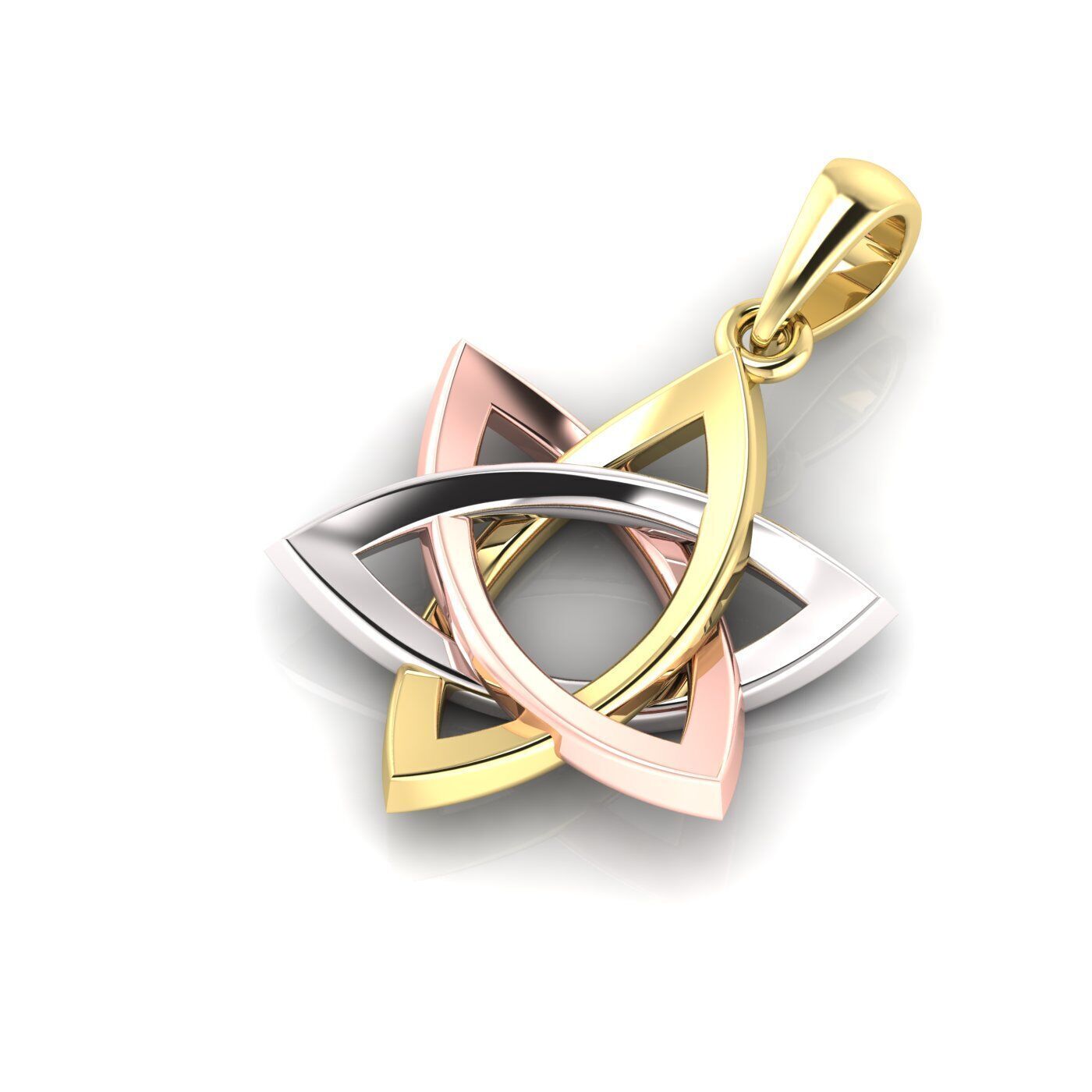 תליון זהב מודרני