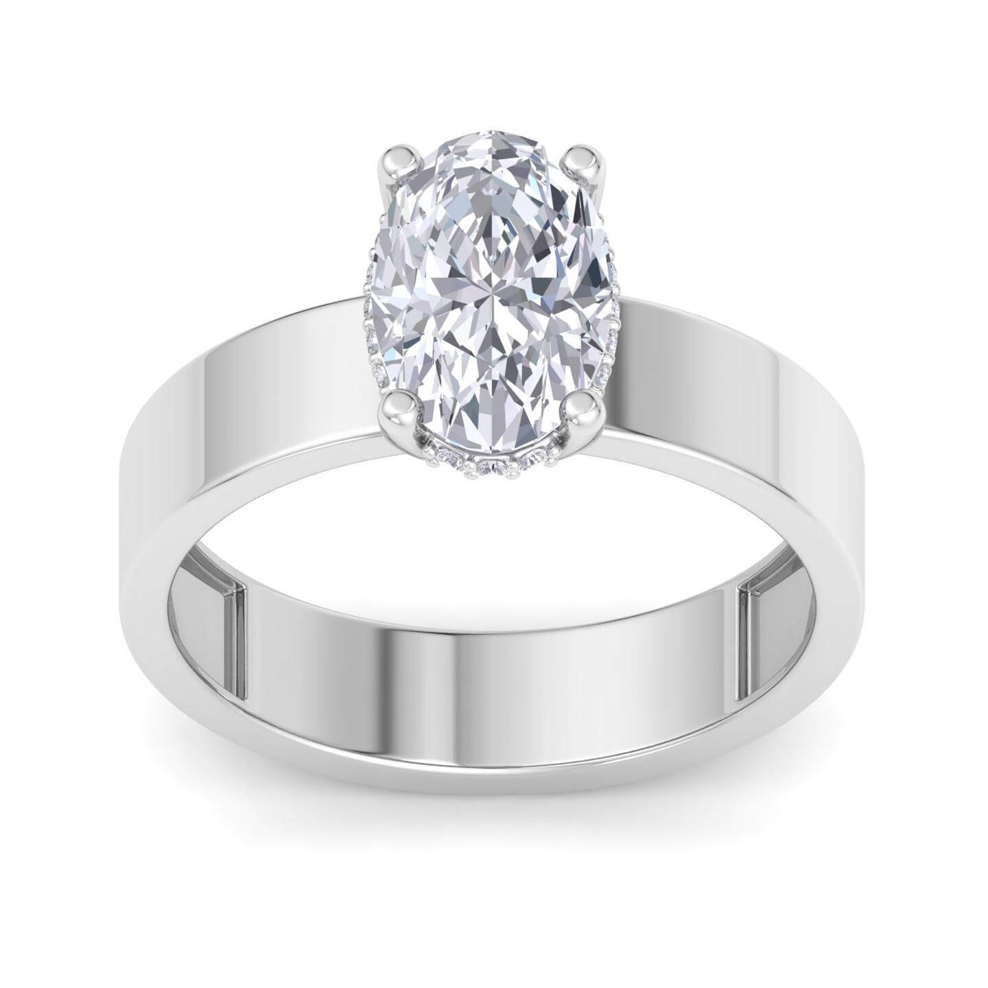 טבעת אירוסין עדינה