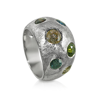 טבעת יהלומים לגבר