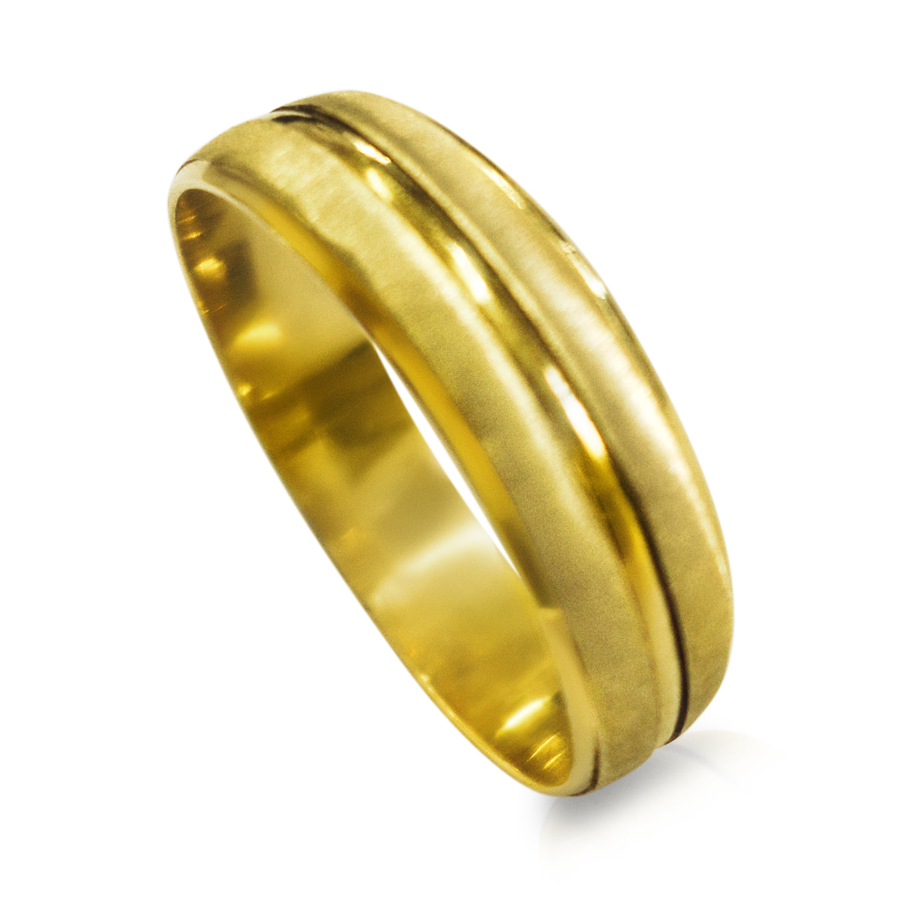 טבעת נישואין קלסית לגבר ולאישה מותאמות