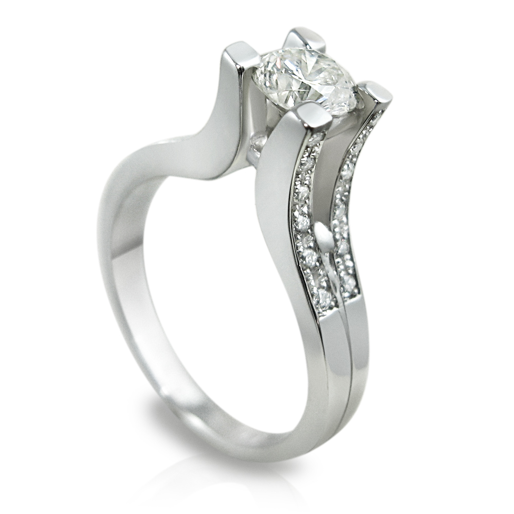 טבעת אירוסין מעוצבת