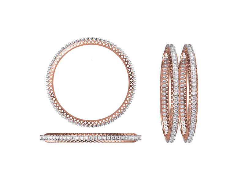 צמיד זהב ויהלומים