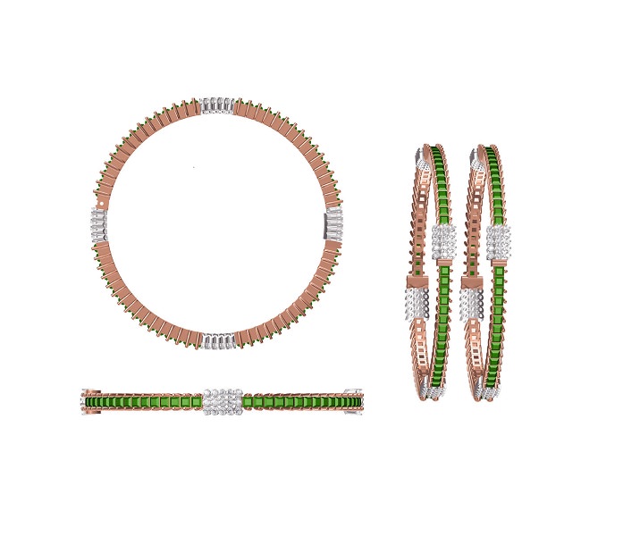 צמיד זהב ויהלומים