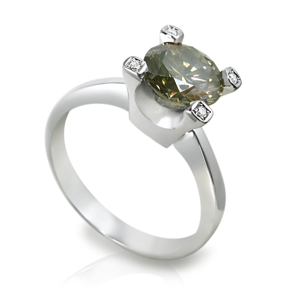 טבעת אירוסין מעוצבת קלאסית