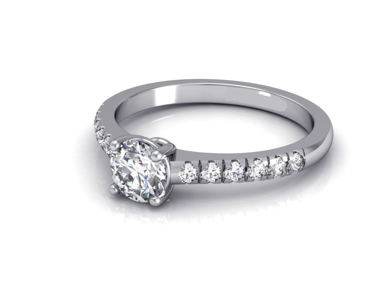 טבעת אירוסין מעוצבת הבורסה ליהלומים