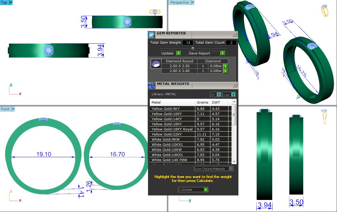 טבעות נישואין תואמות לאישה ולגבר