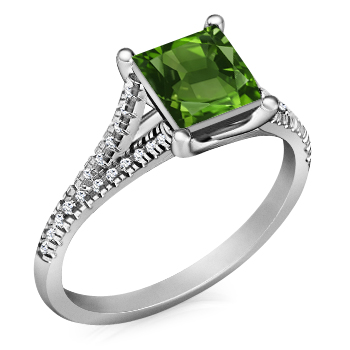 טבעת אבן חן אמרלד ברקת