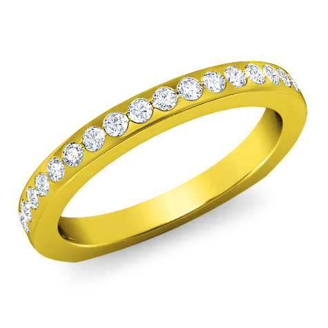 טבעות נישואין משובצות יהלומים