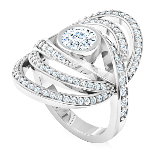 טבעת יהלומים לאישה