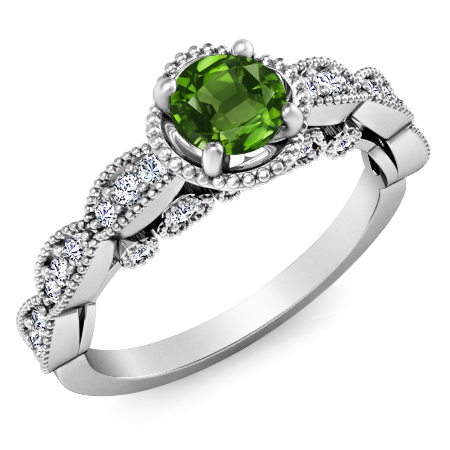 אבן ברקת אמרלד גדולה בטבעת יוקרתית