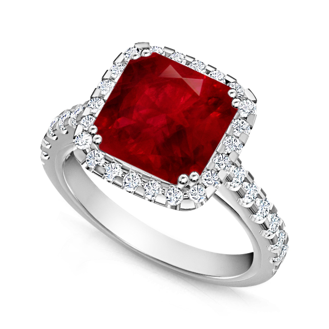 טבעות אירוסין מיוחדות אבן חן רובי