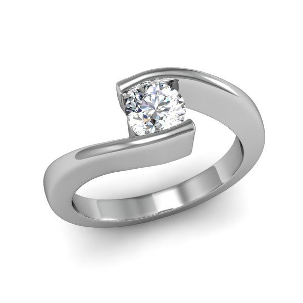 טבעת יהלום מסובבת- טבעת אירוסין