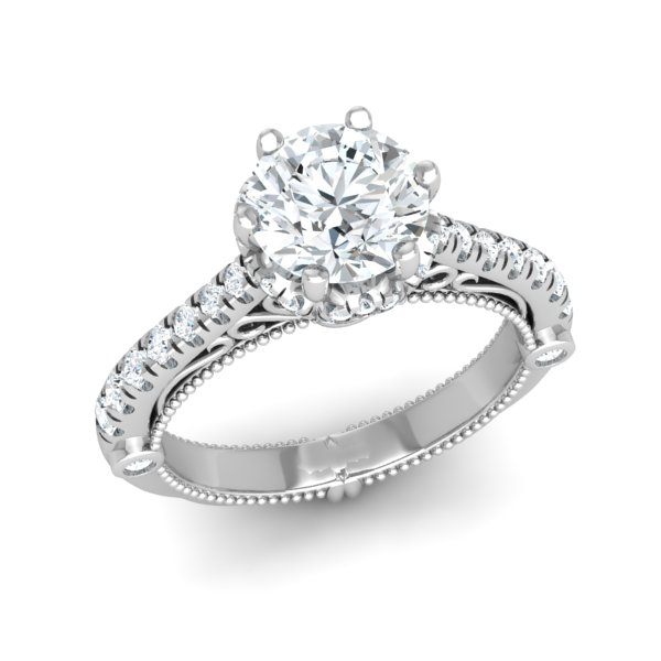 טבעות אירוסין מיוחדות- טבעת וינטג' יוקרתית לאישה