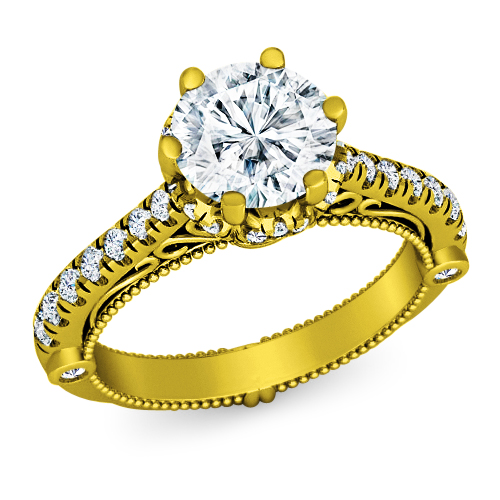 טבעות אירוסין מעוצבות