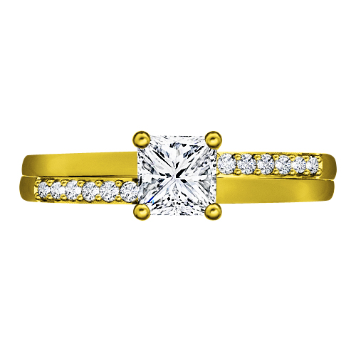 טבעת אירוסין יהלום 