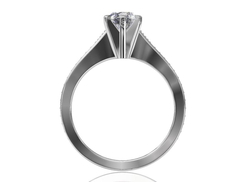 טבעת יהלום 3/4 קארט