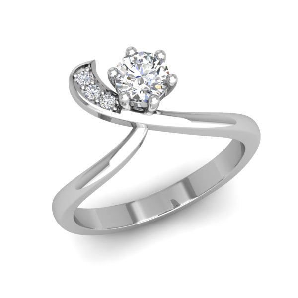 טבעת יהלום מעוצבת ומיוחדת לאישה