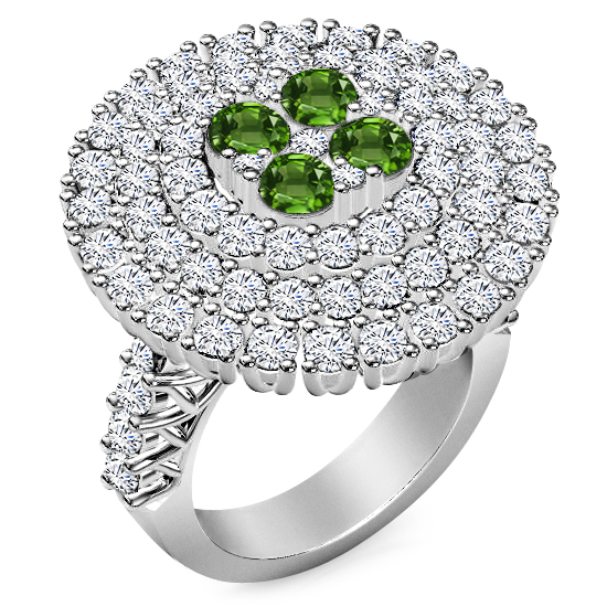 טבעת אמרלד ברקת