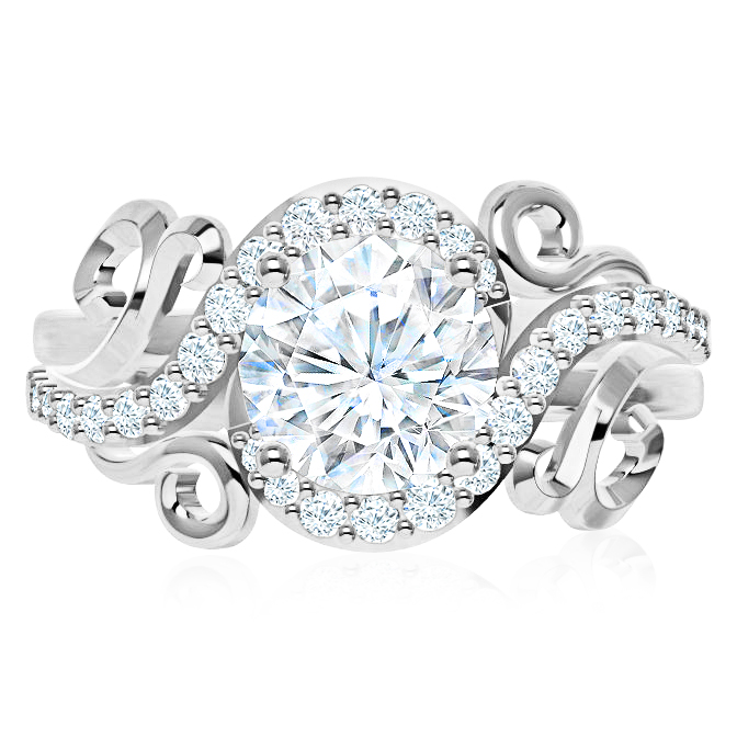 טבעות יהלומים בעיצוב וינטג'